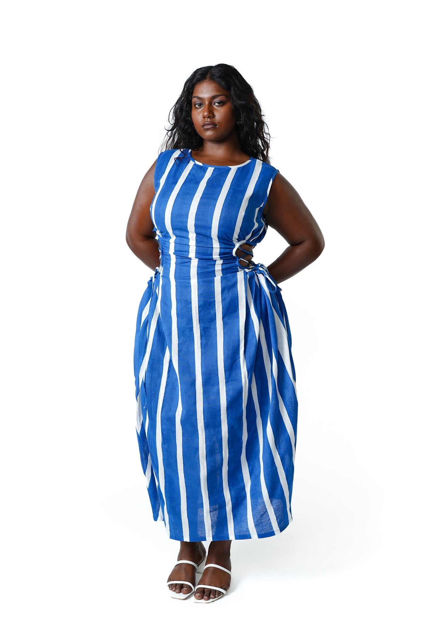 Cut Out Dress [Blocko Blue]