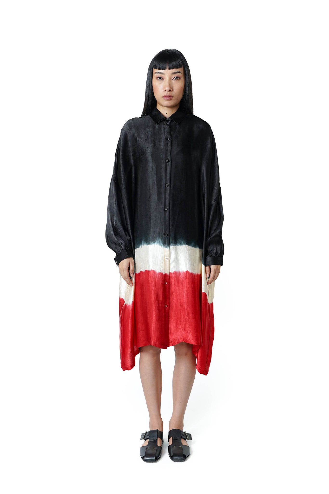 Square Shirt Dress [Watermelon]
