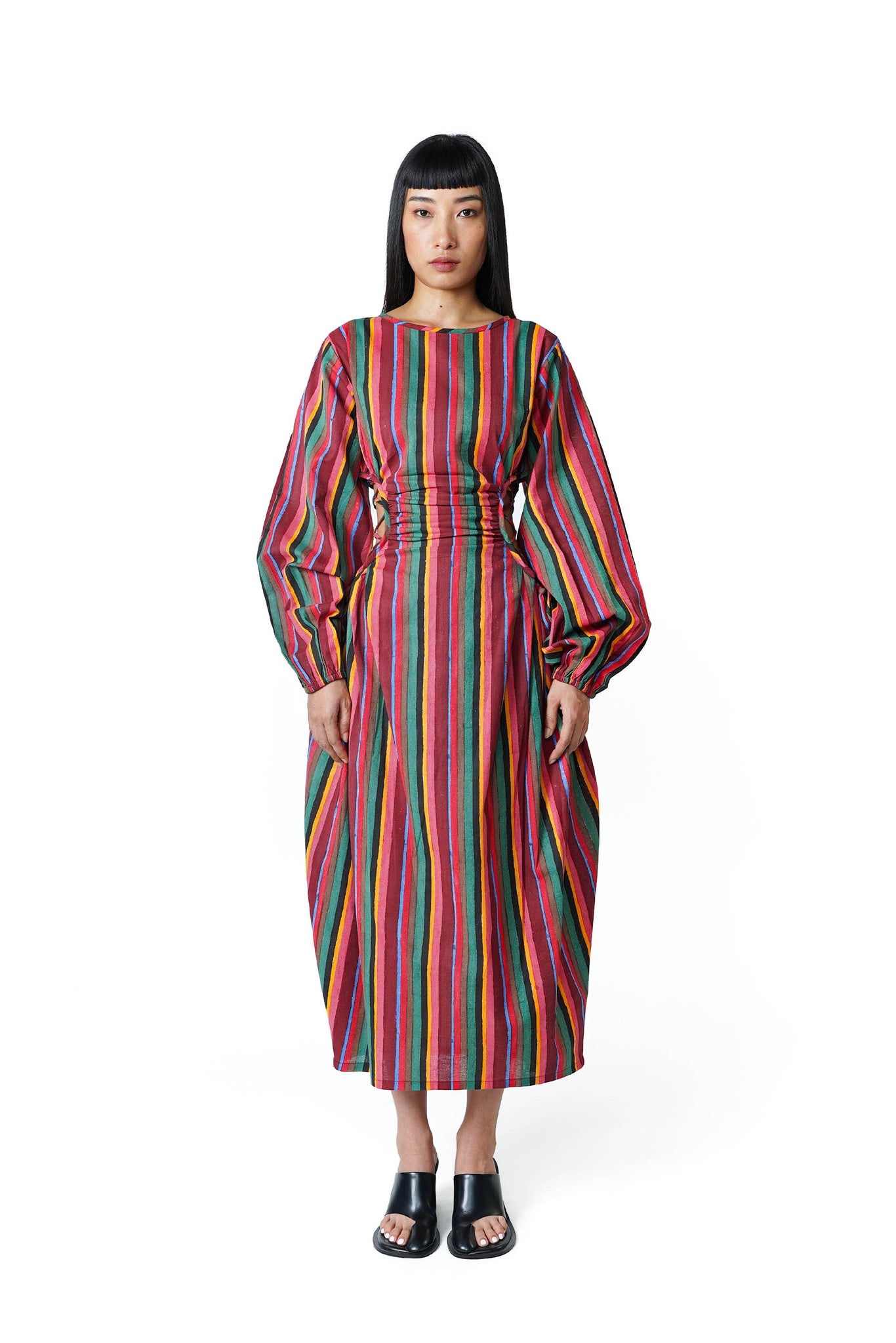 Blocko Line Cut Out Dress