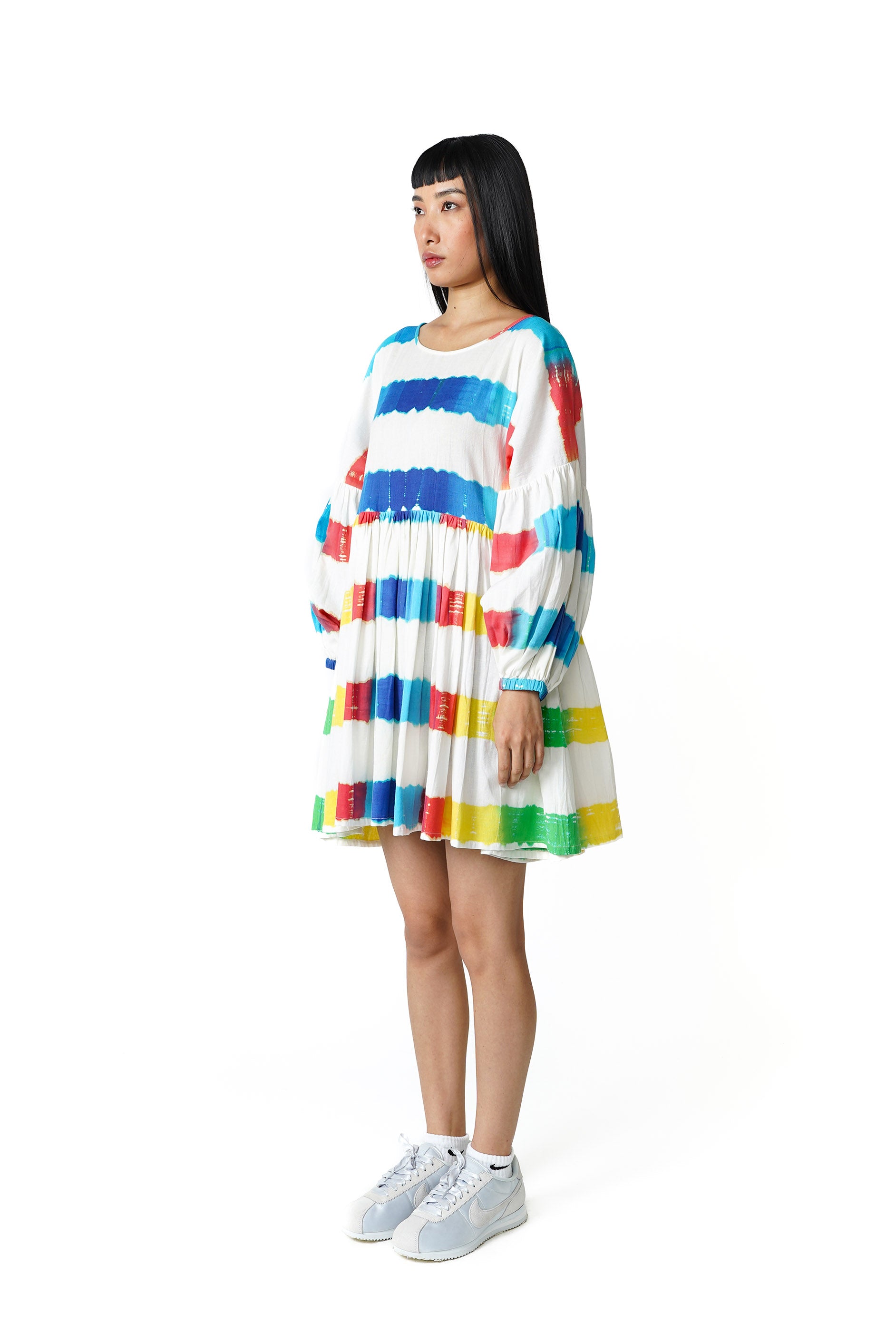 Ride or Dye Gathered Dress [Rainbow Brite]