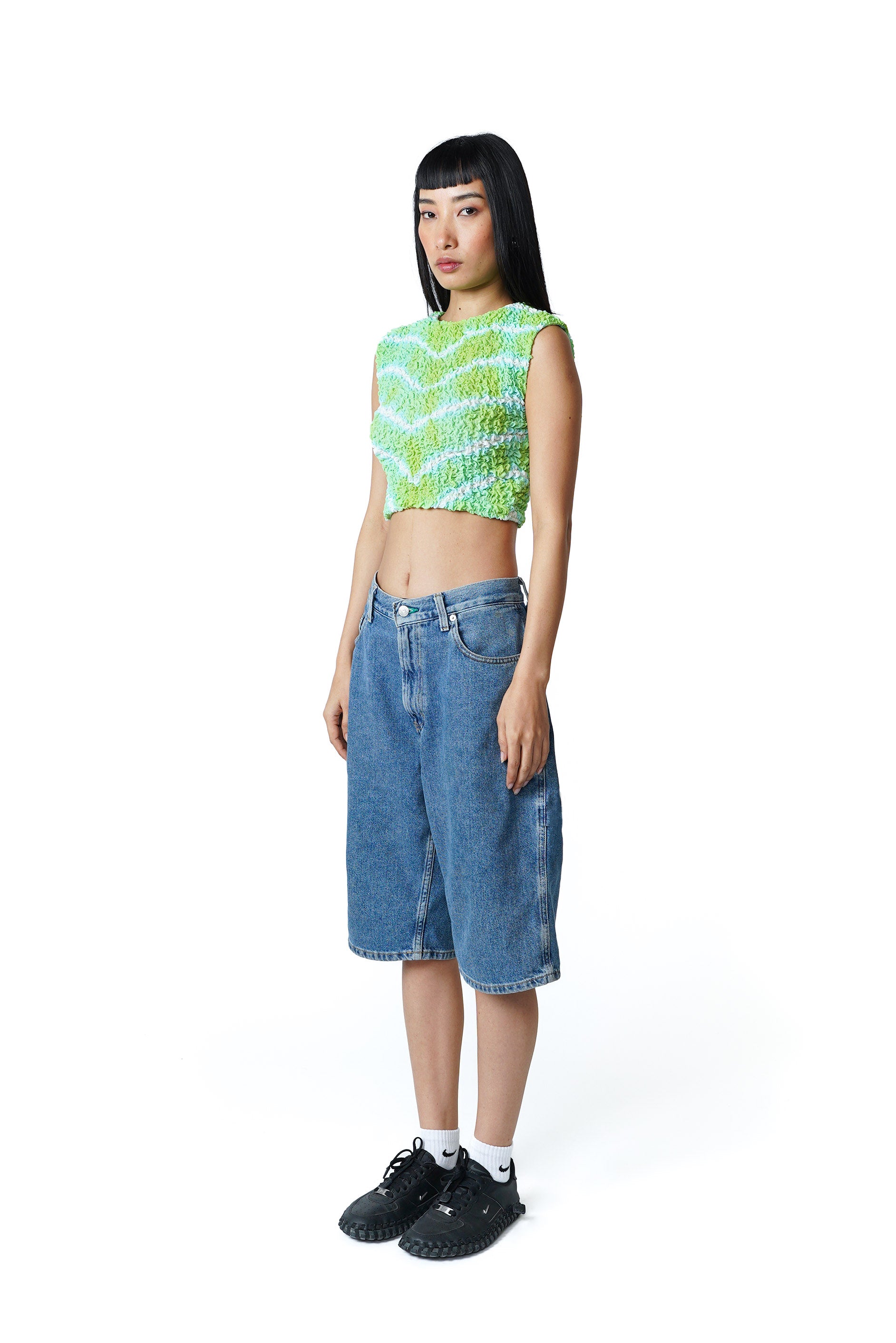Bubble Smocked BB Top [Lime Light]