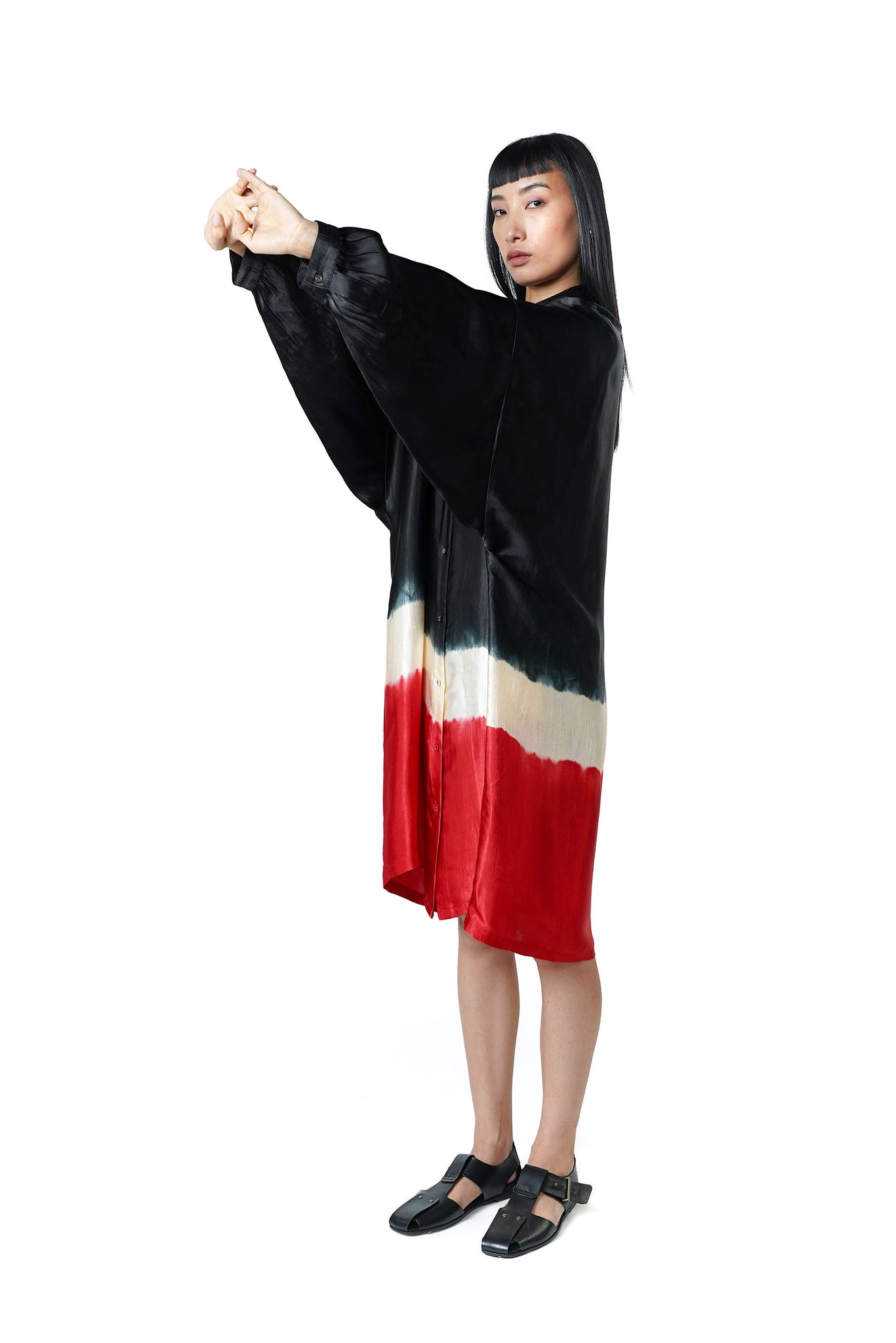 Square Shirt Dress [Watermelon]