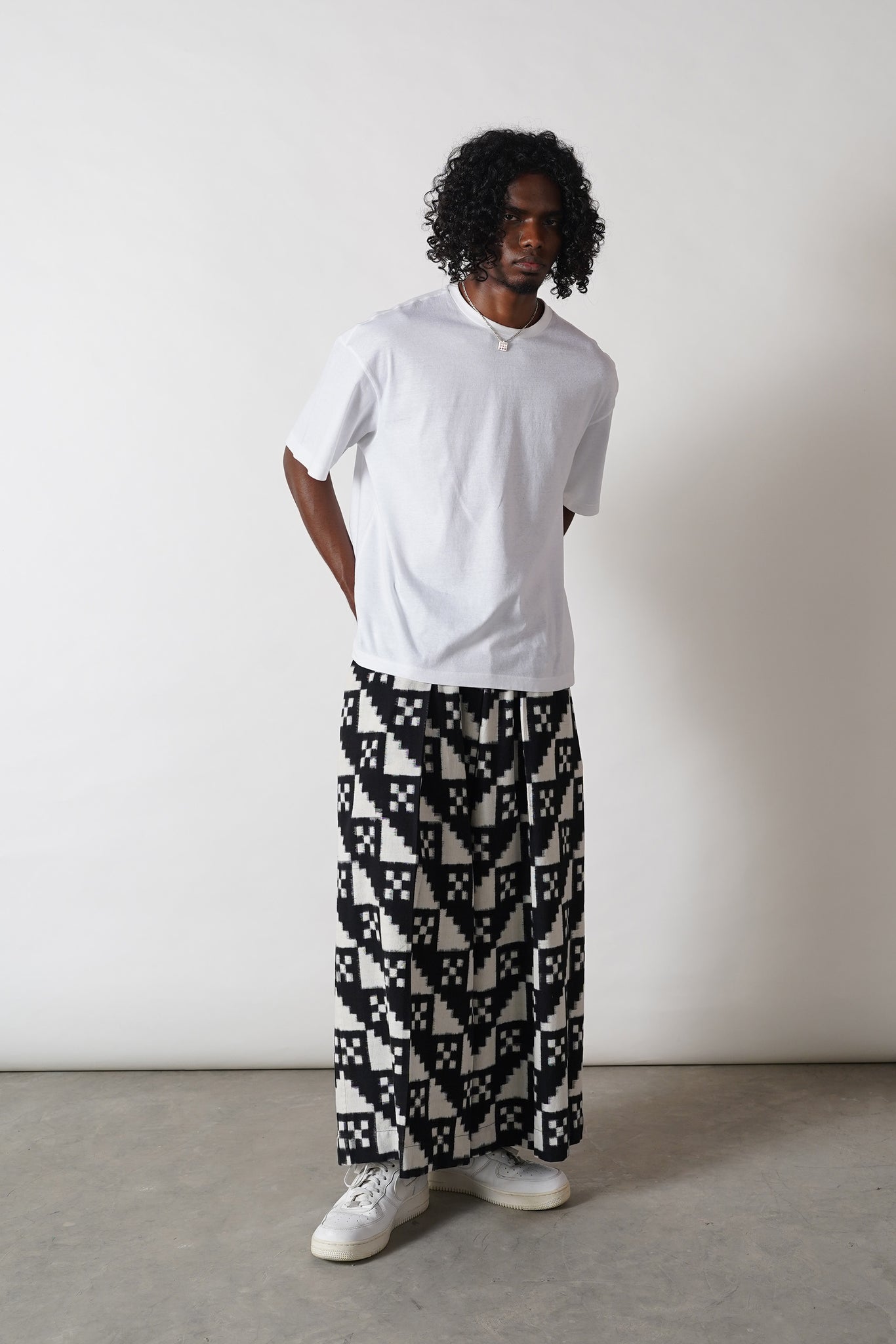 Ikat on Ikat Kickback Pants