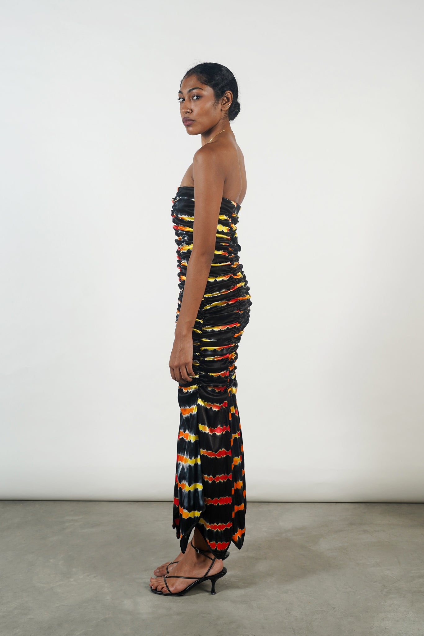 Lava Pleated Tube Dress - S