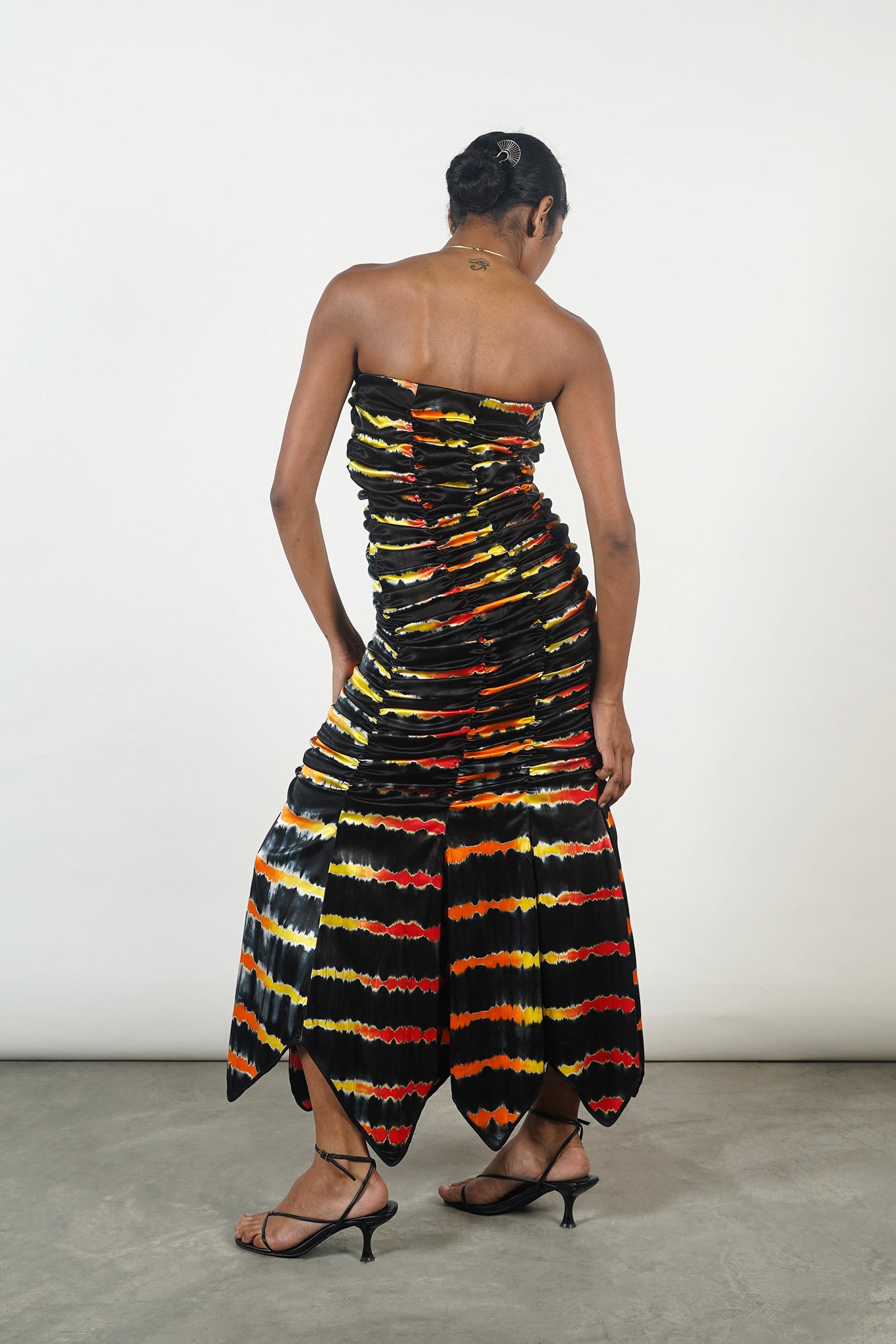 Lava Pleated Tube Dress - S