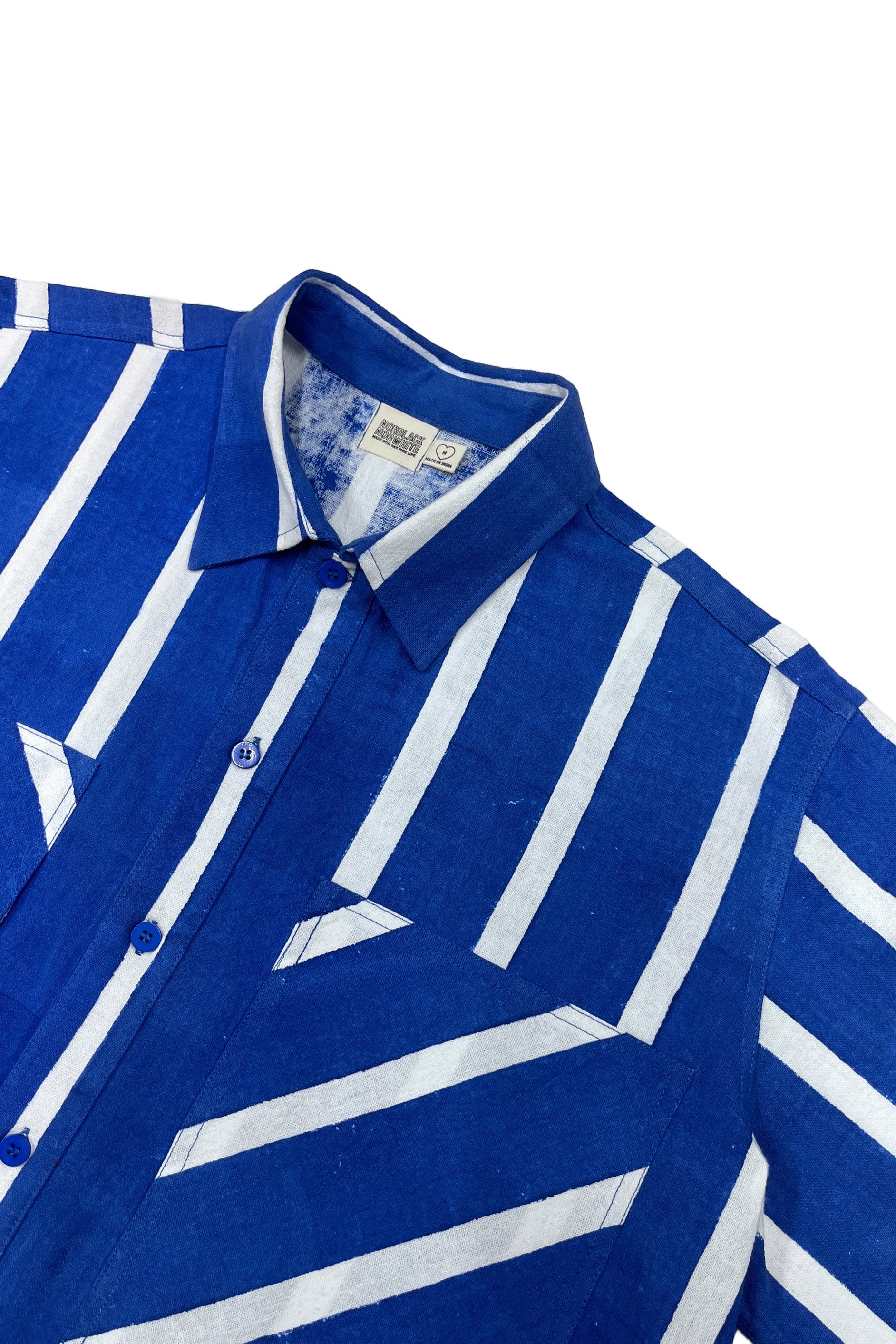 Keep it Classic SS Shirt [Block Print Blue]