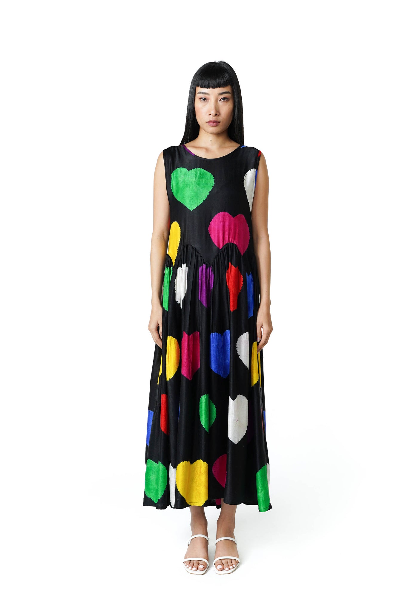 Hearts 4U Shibori Scallop Dress