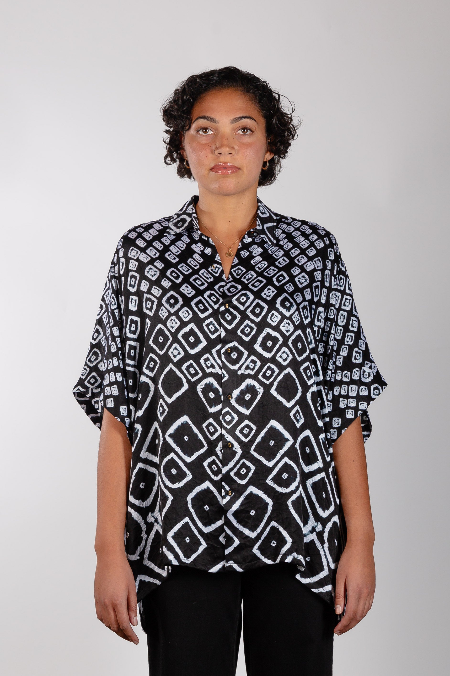 Chhota Mota Real Bandhani Shirt