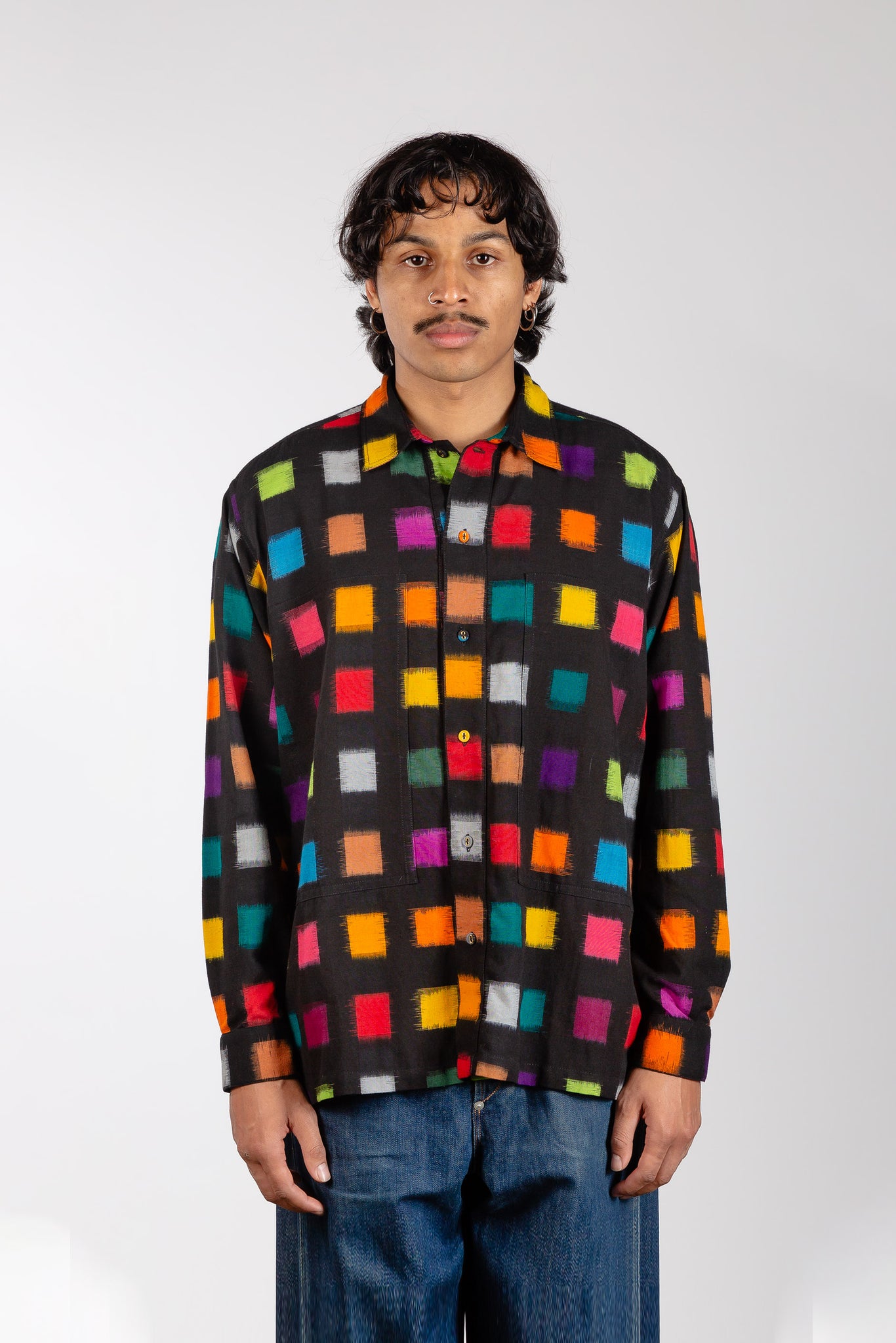 Keep it Classic Ikat Shirt [Black]