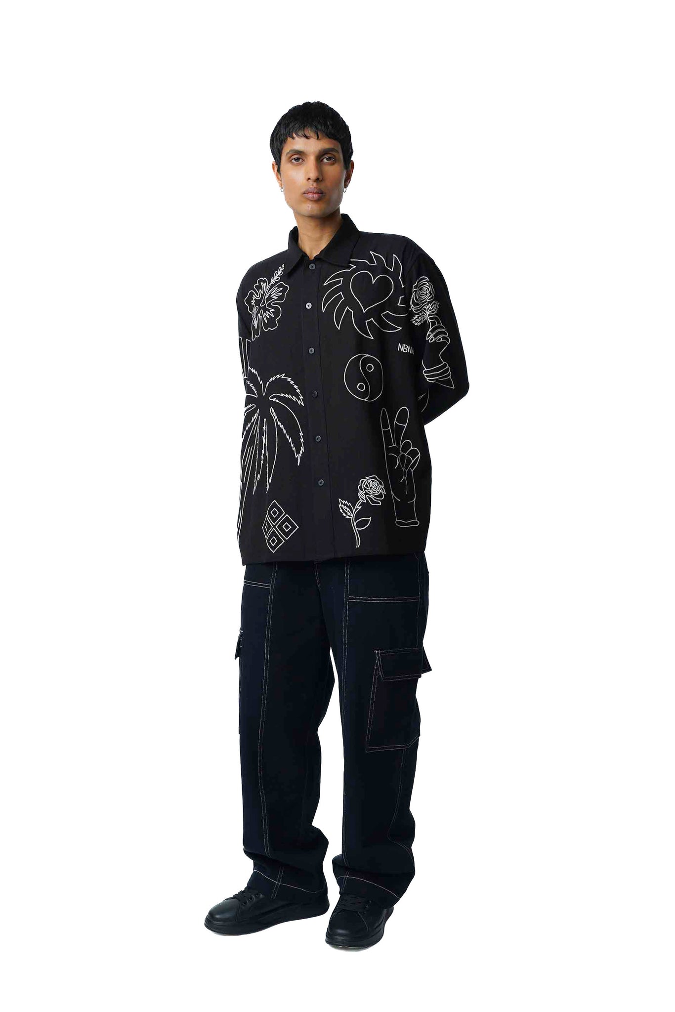 Keep it Classic Embroidered Shirt – NORBLACK NORWHITE
