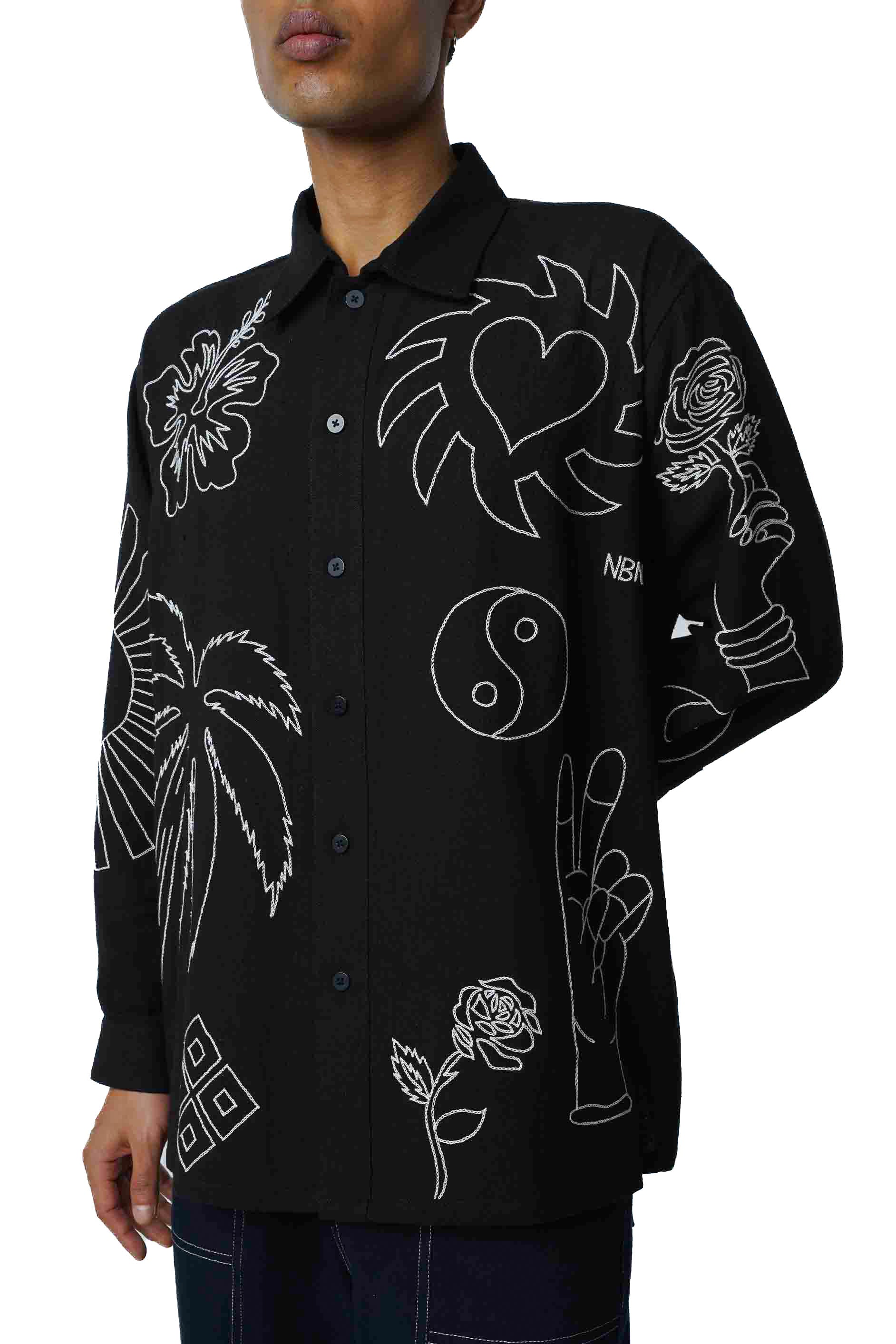 Keep it Classic Embroidered Shirt – NORBLACK NORWHITE