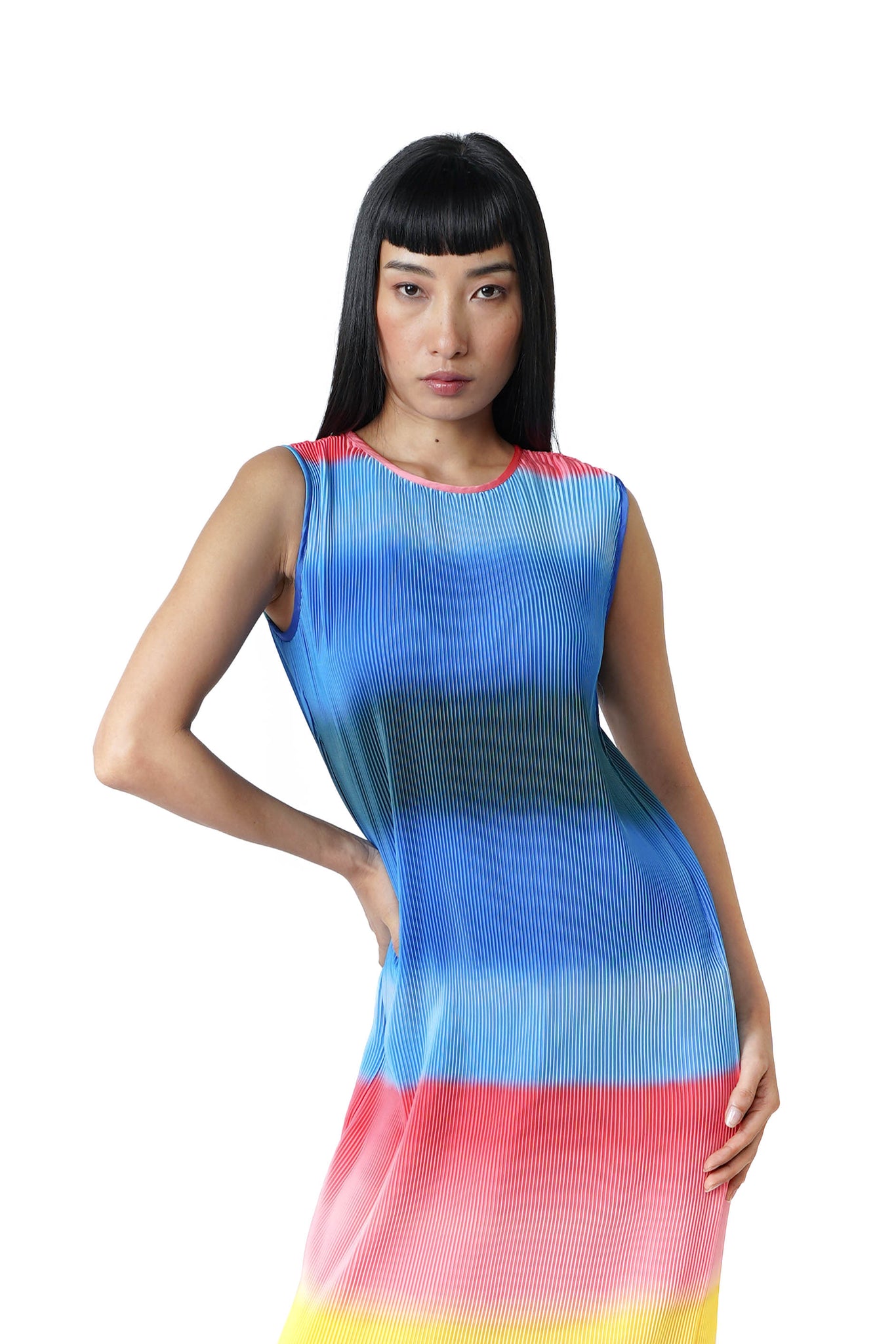 Cassata Pleated Dress [Pleated Multi]