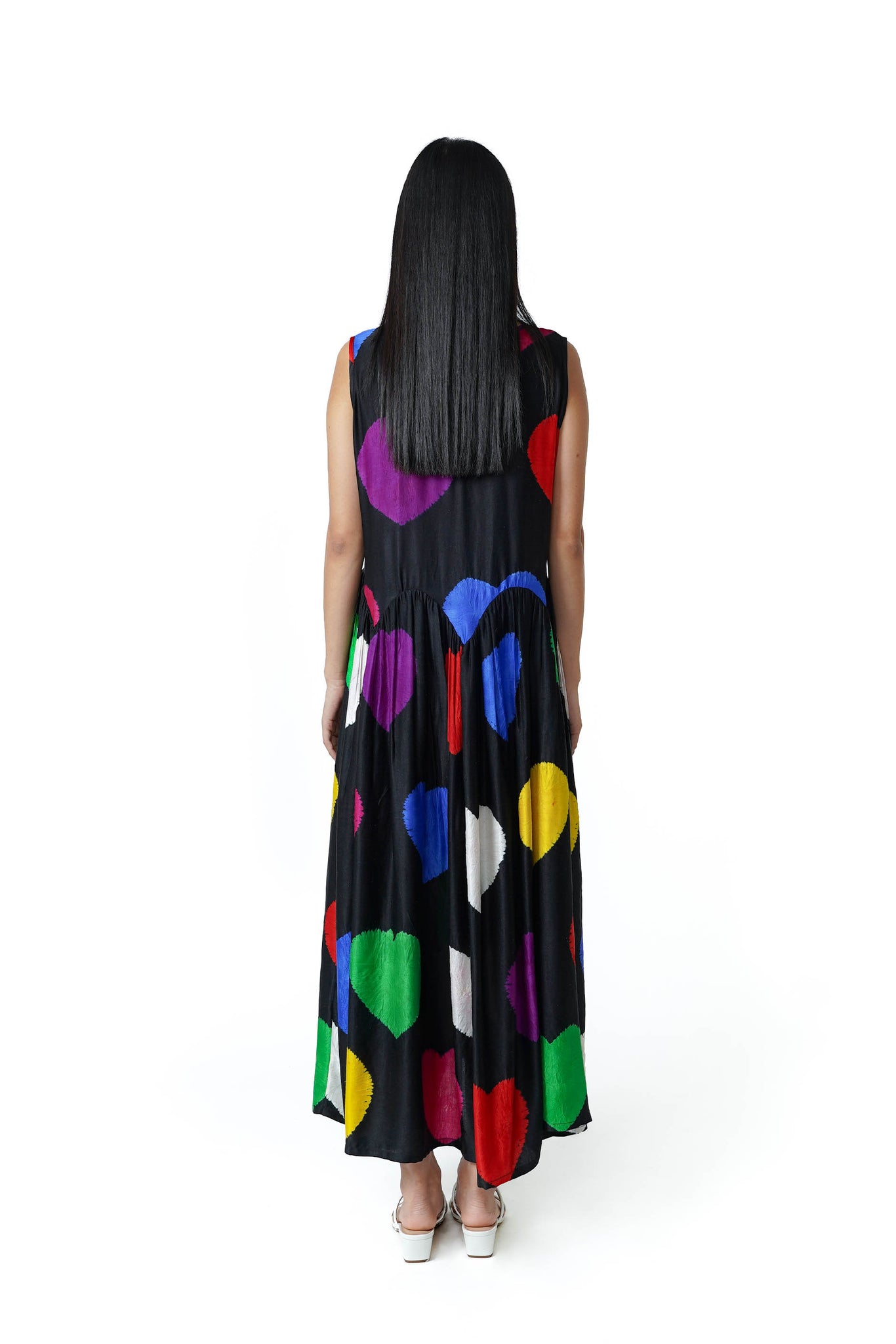 Hearts 4U Shibori Scallop Dress