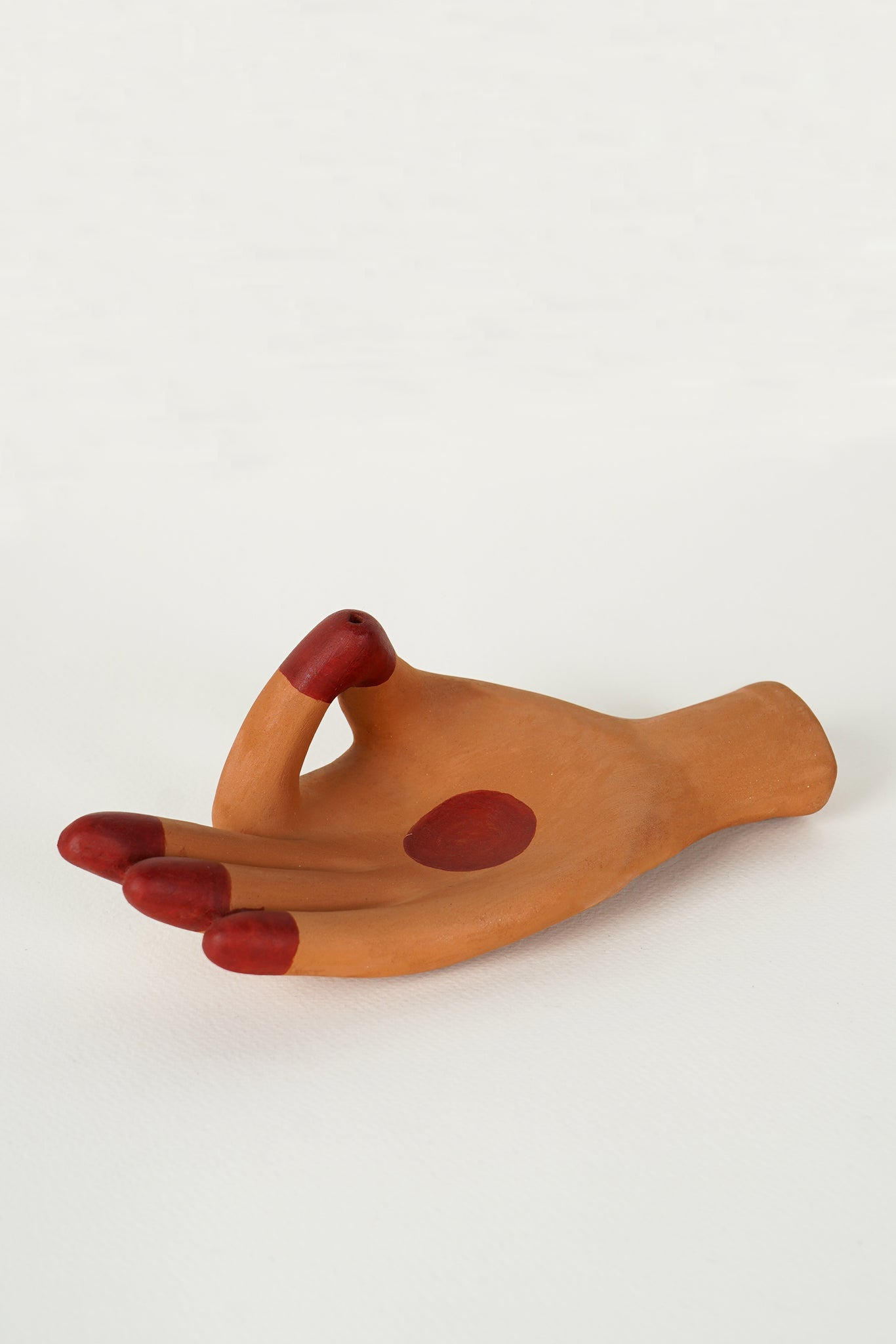 Alta Incense Holder with Claymen [Terracota & Red]