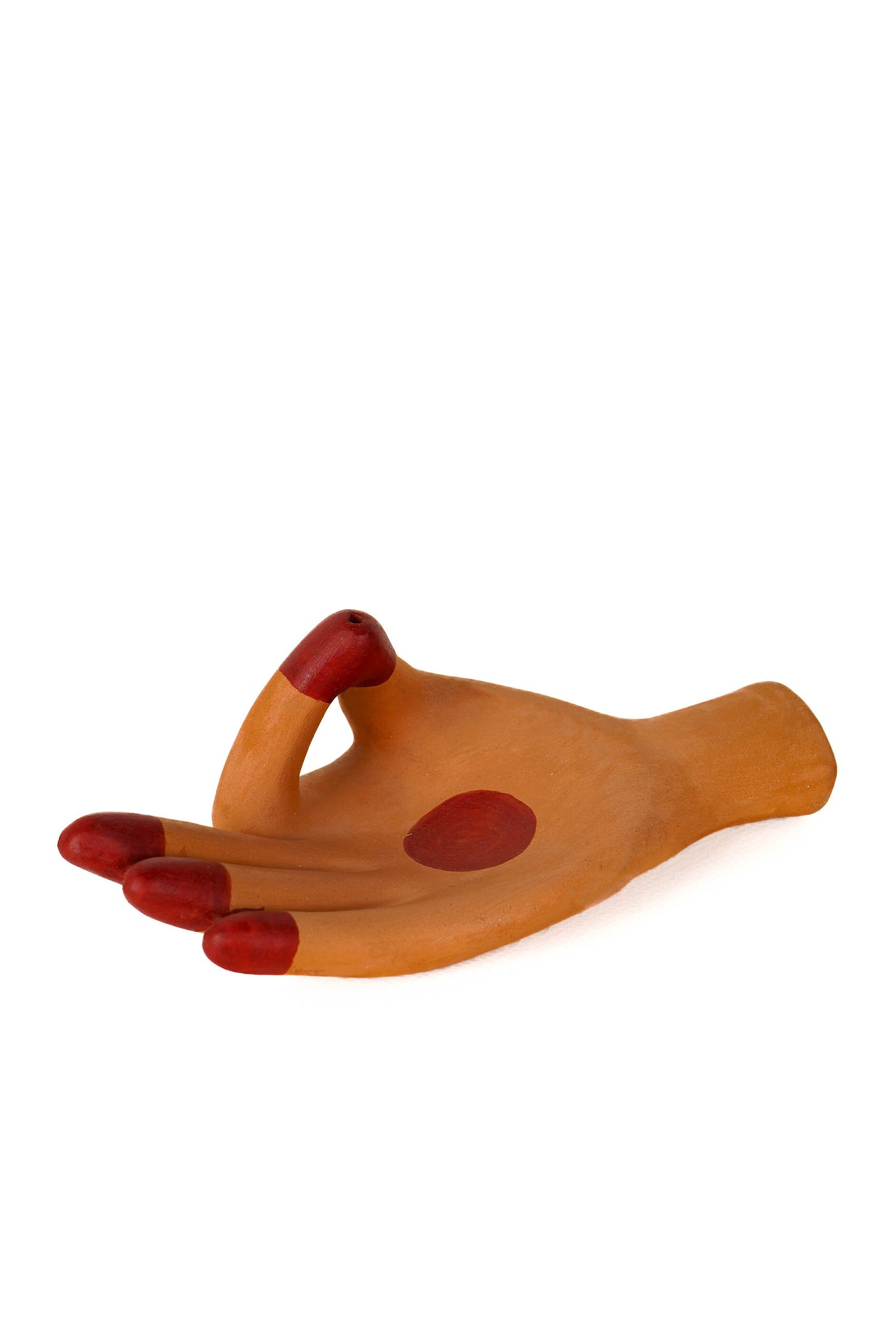 Alta Incense Holder with Claymen [Terracota & Red]