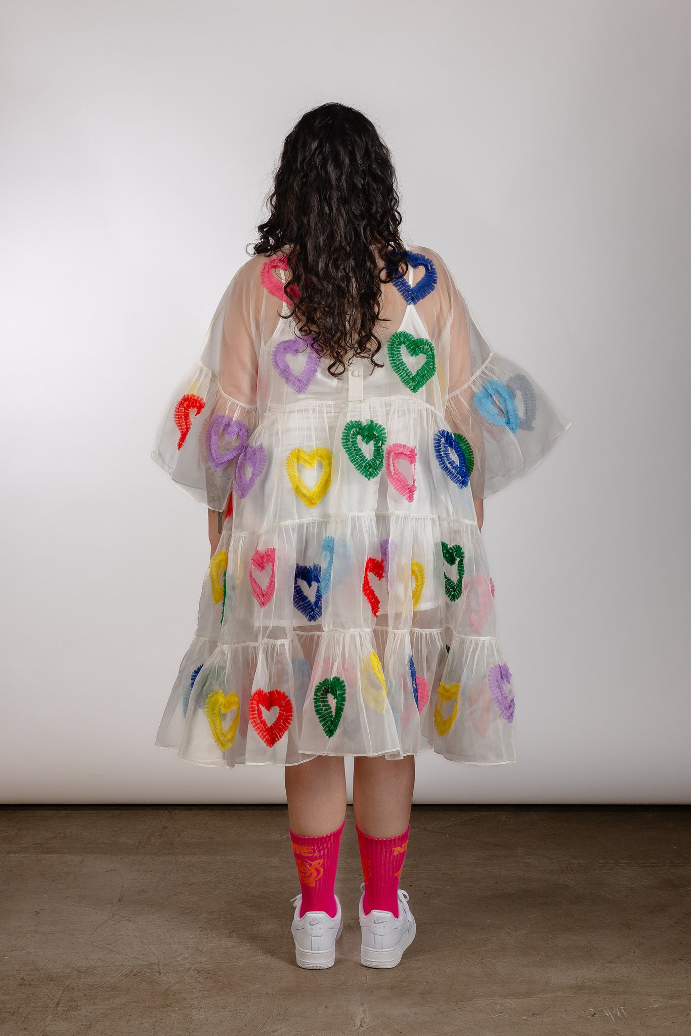 All Hearts Multi Tier Dress [White]