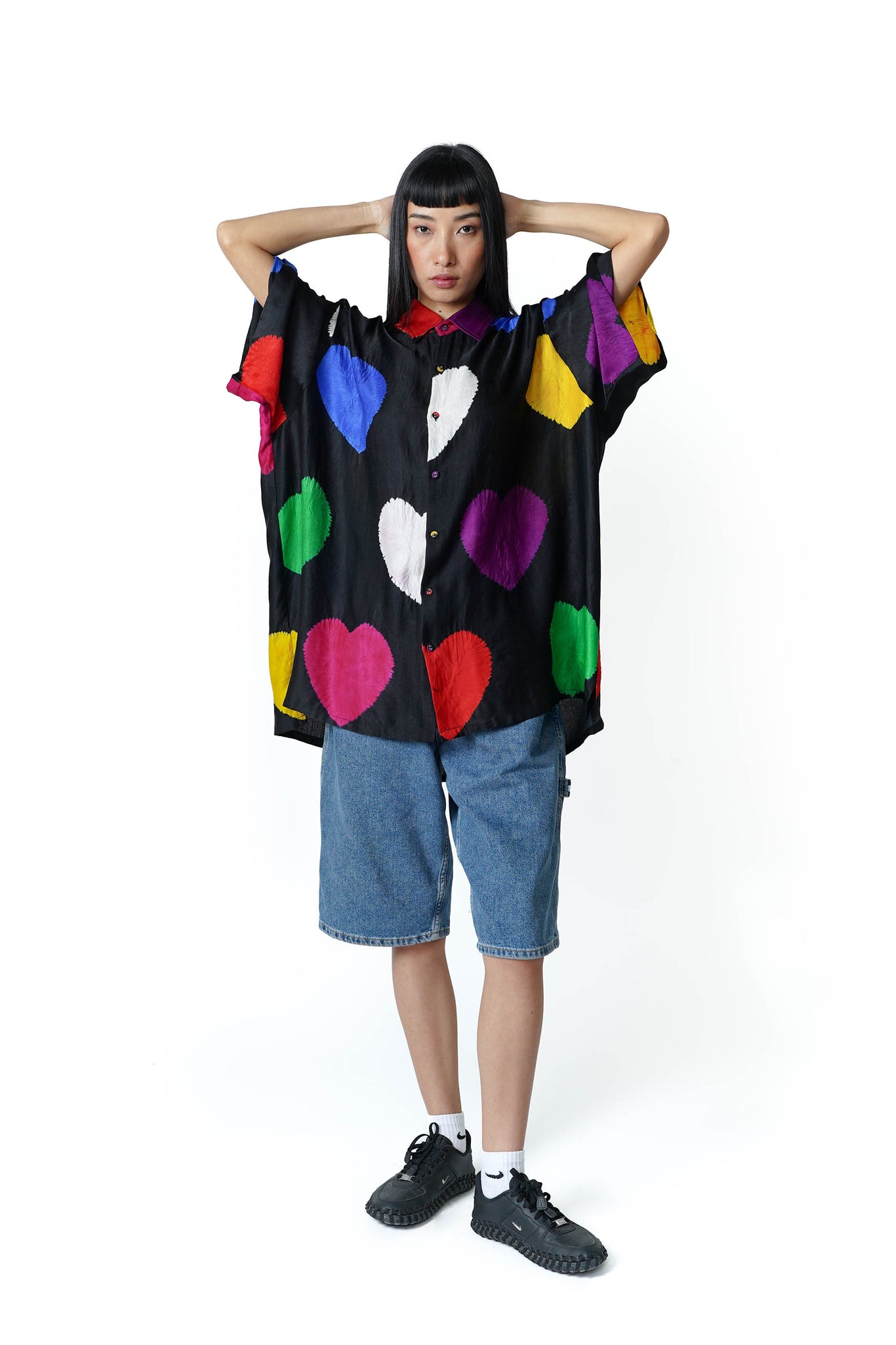 Boyfriend SS Shirt [Heart 4U Shibori]
