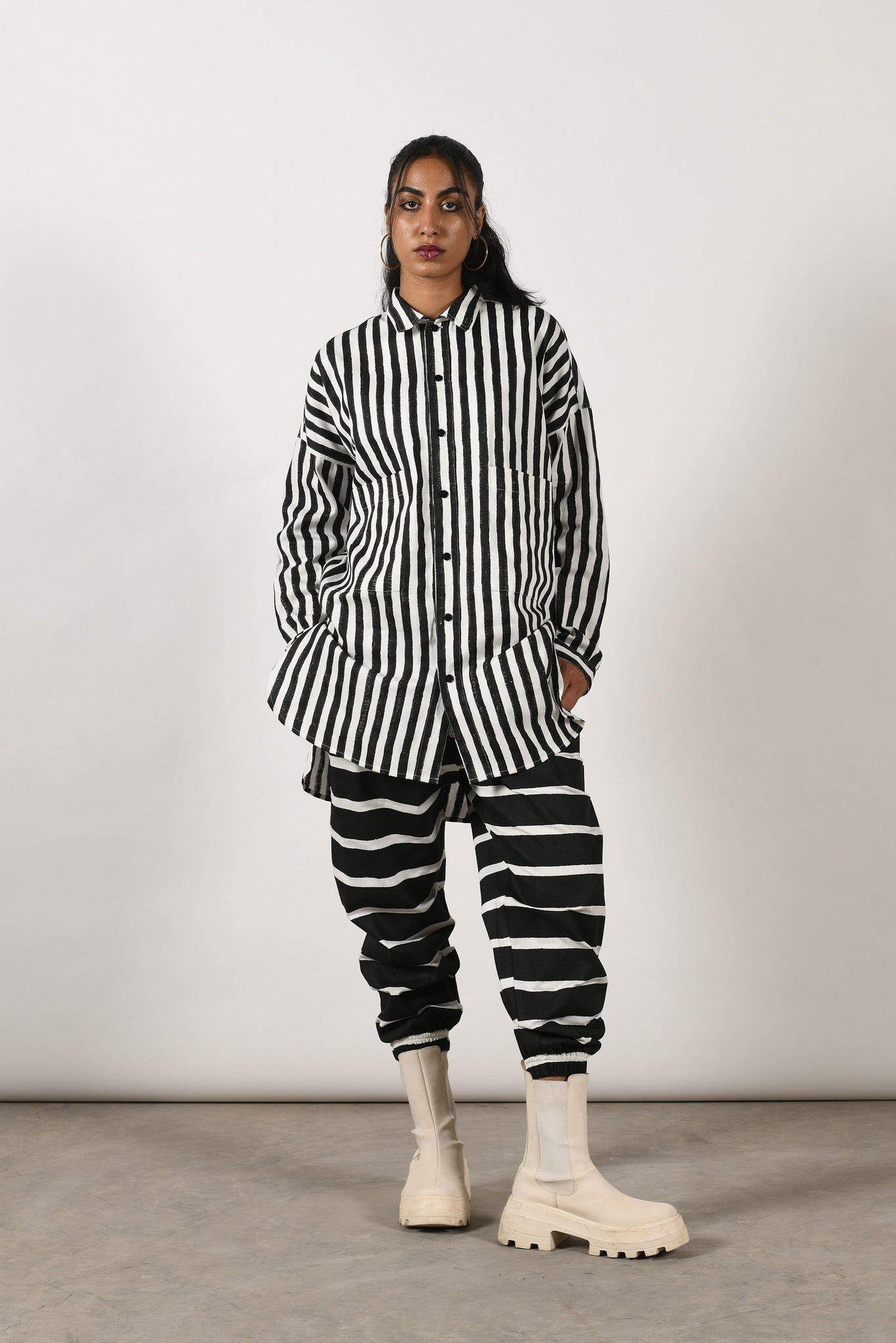 Zebra Fish Stripe Shirt - S, XL