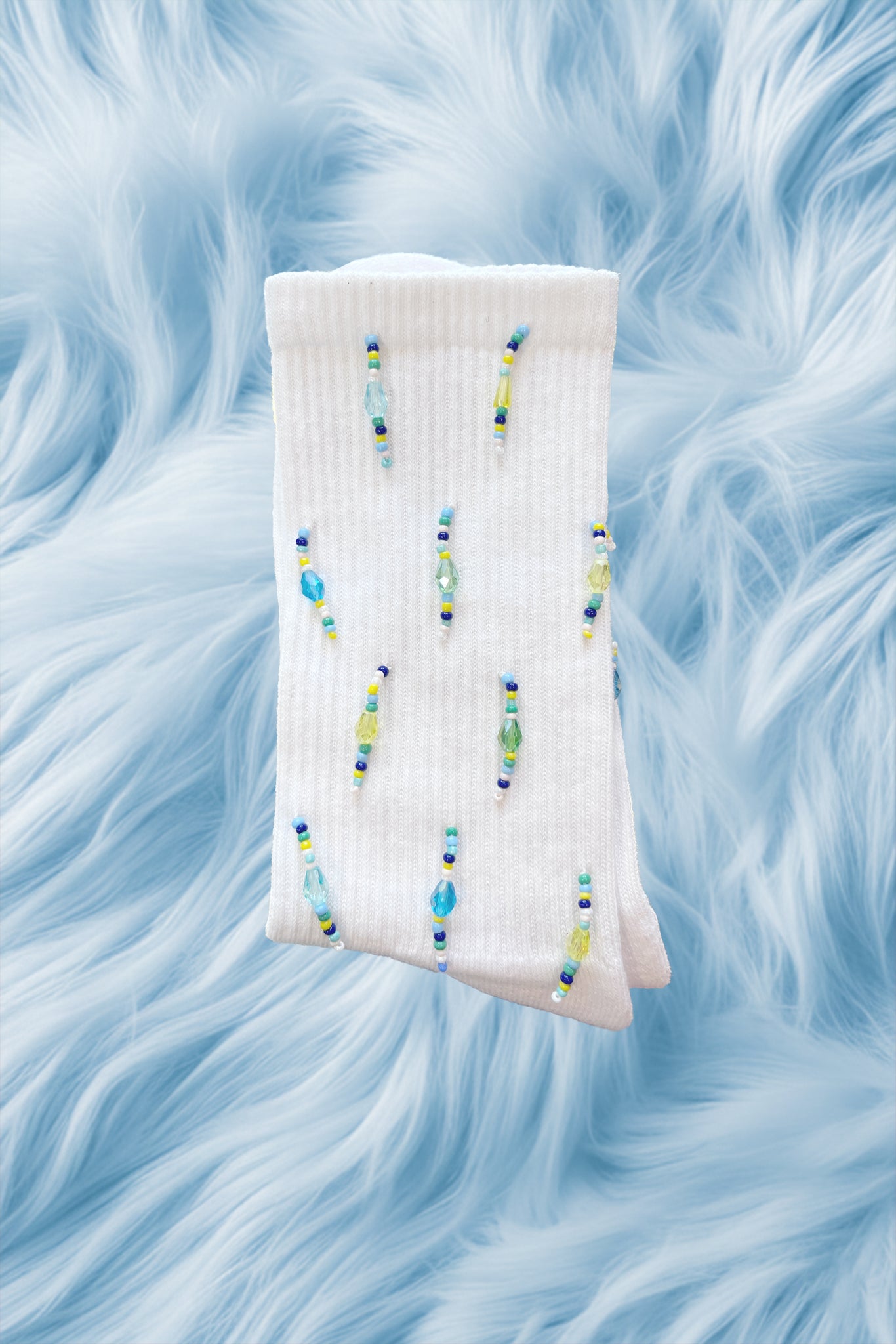 Beaded Crew Socks
