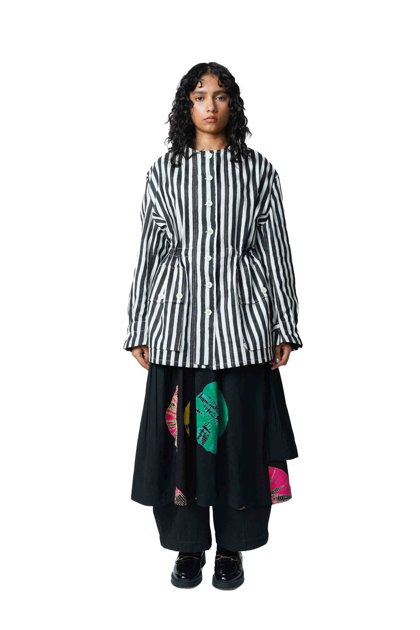 Block Printed Utility Jacket – NORBLACK NORWHITE