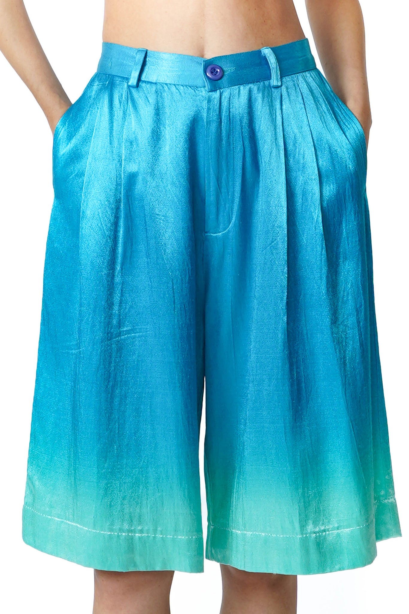 Silk Jhorts [Icey Blue]