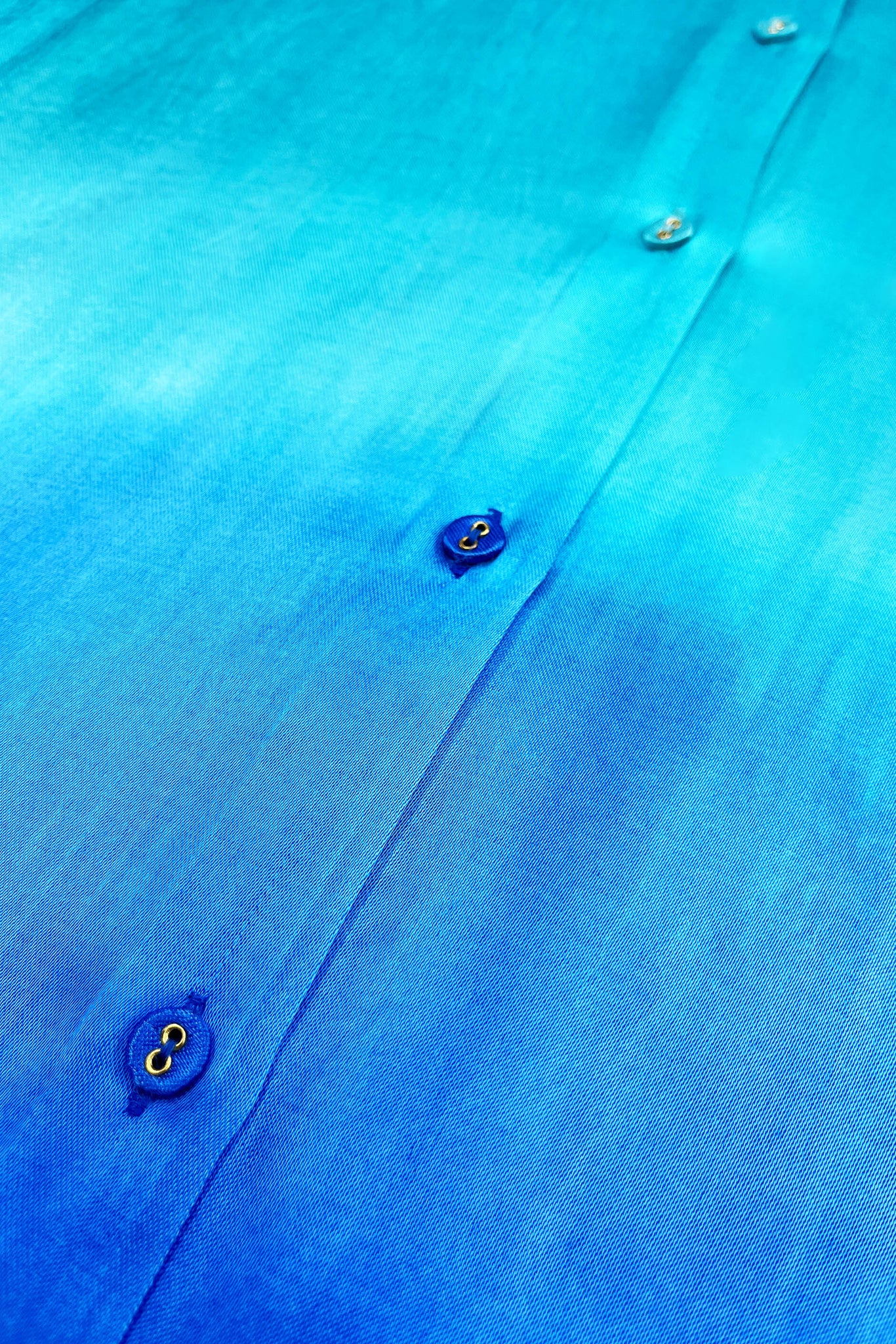 Square Shirt Dress [Andaman Blue]
