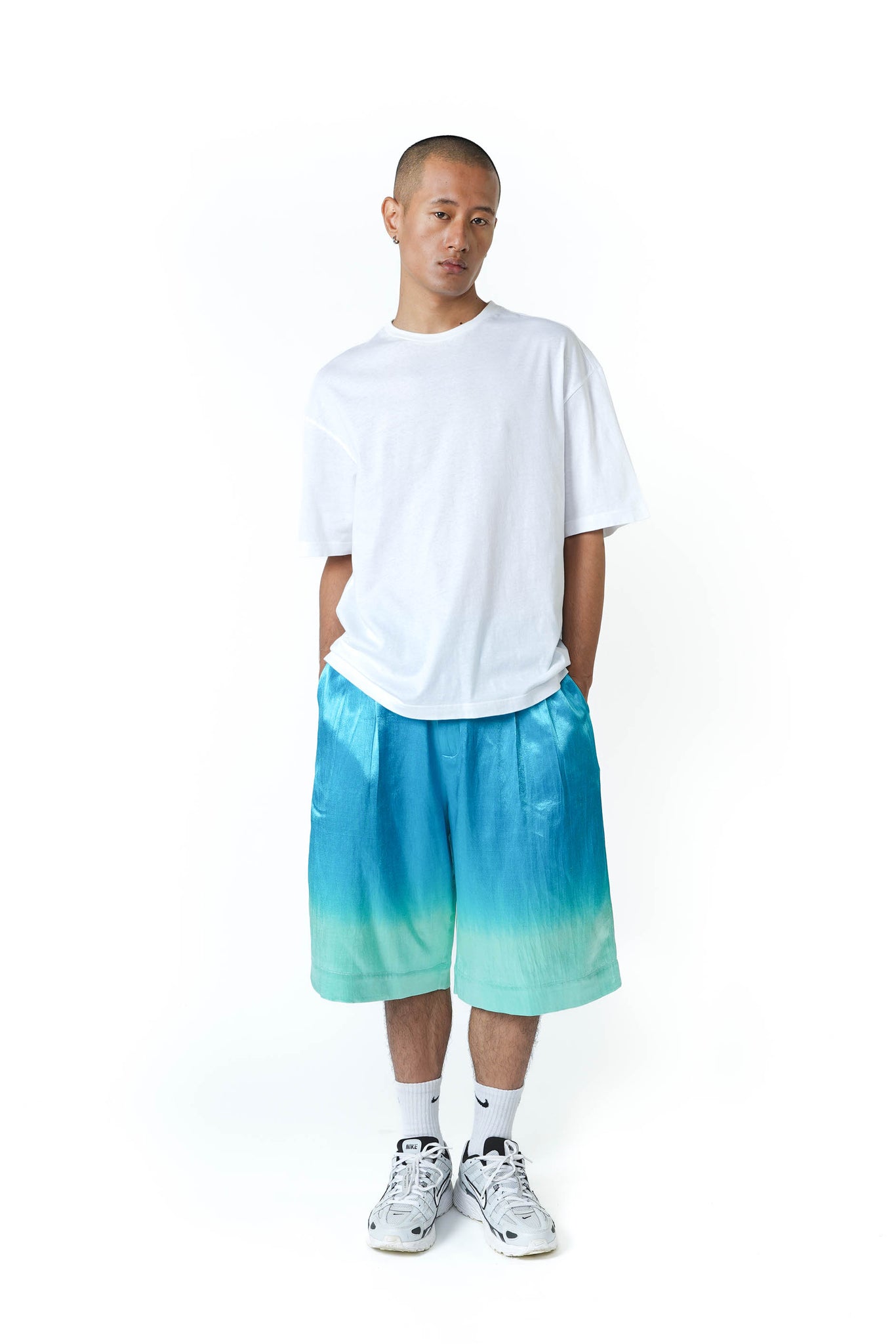 Silk Jhorts [Icey Blue]