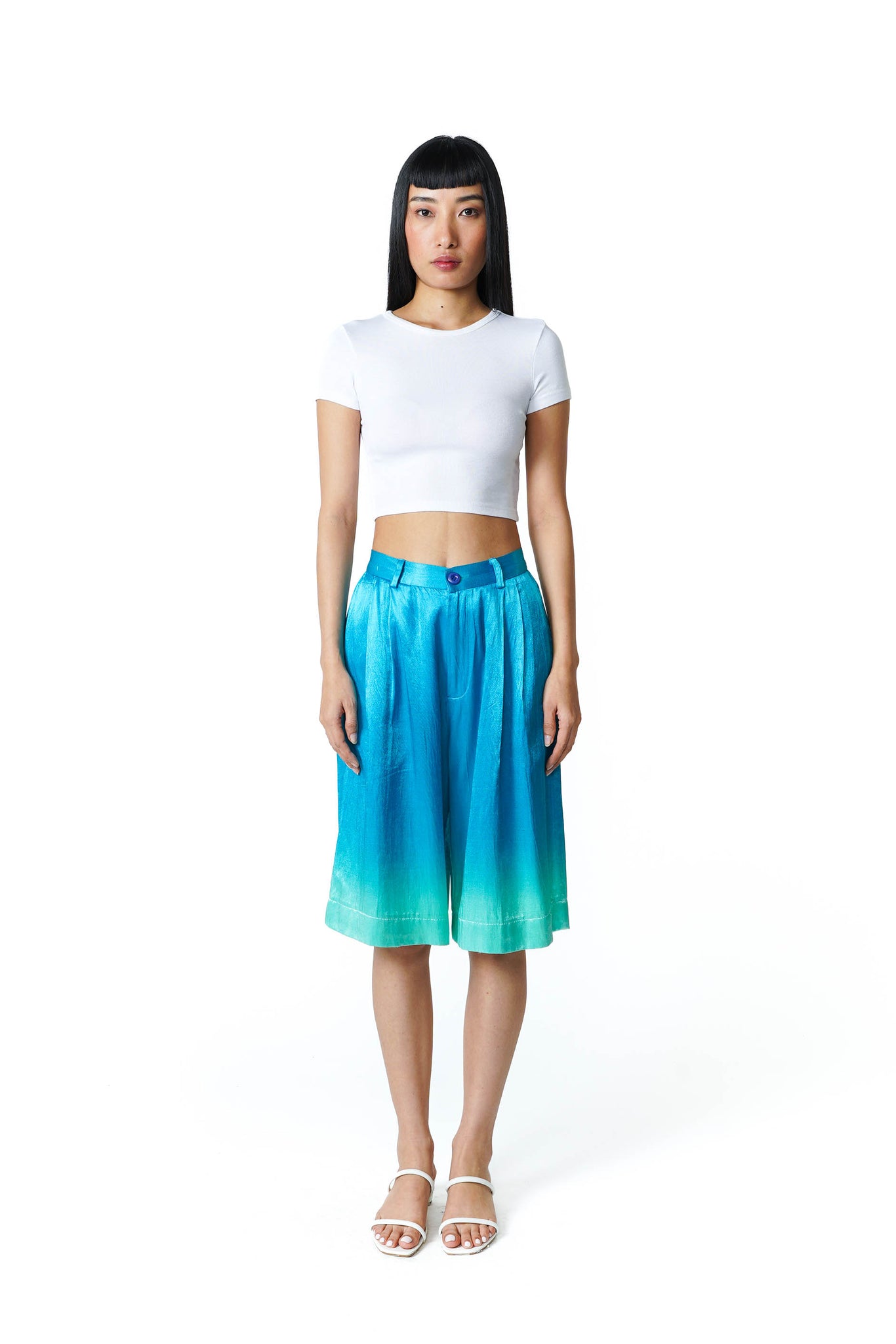 Silk Jhorts [Icey Blue]