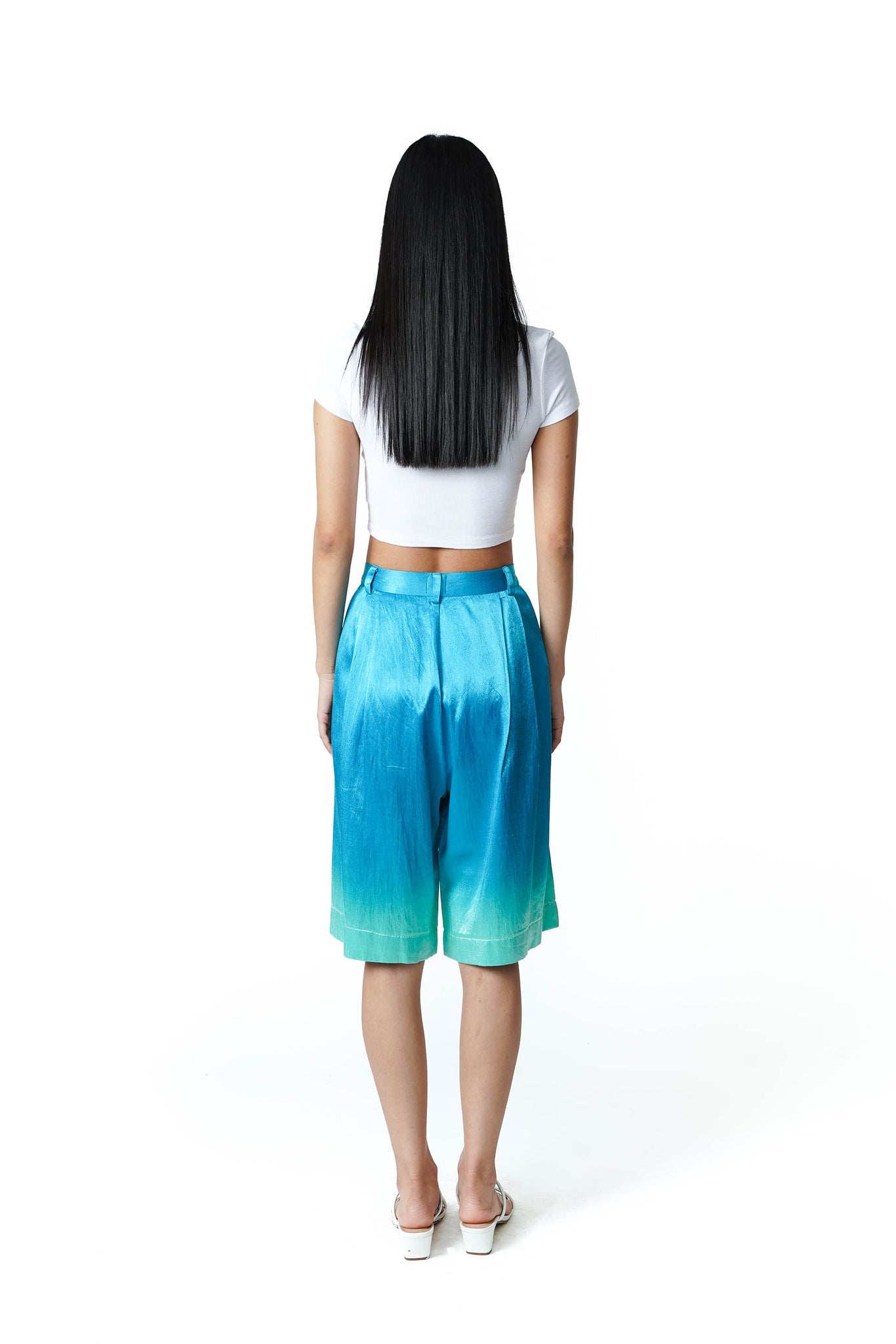 Silk Jhorts [Icey Blue]