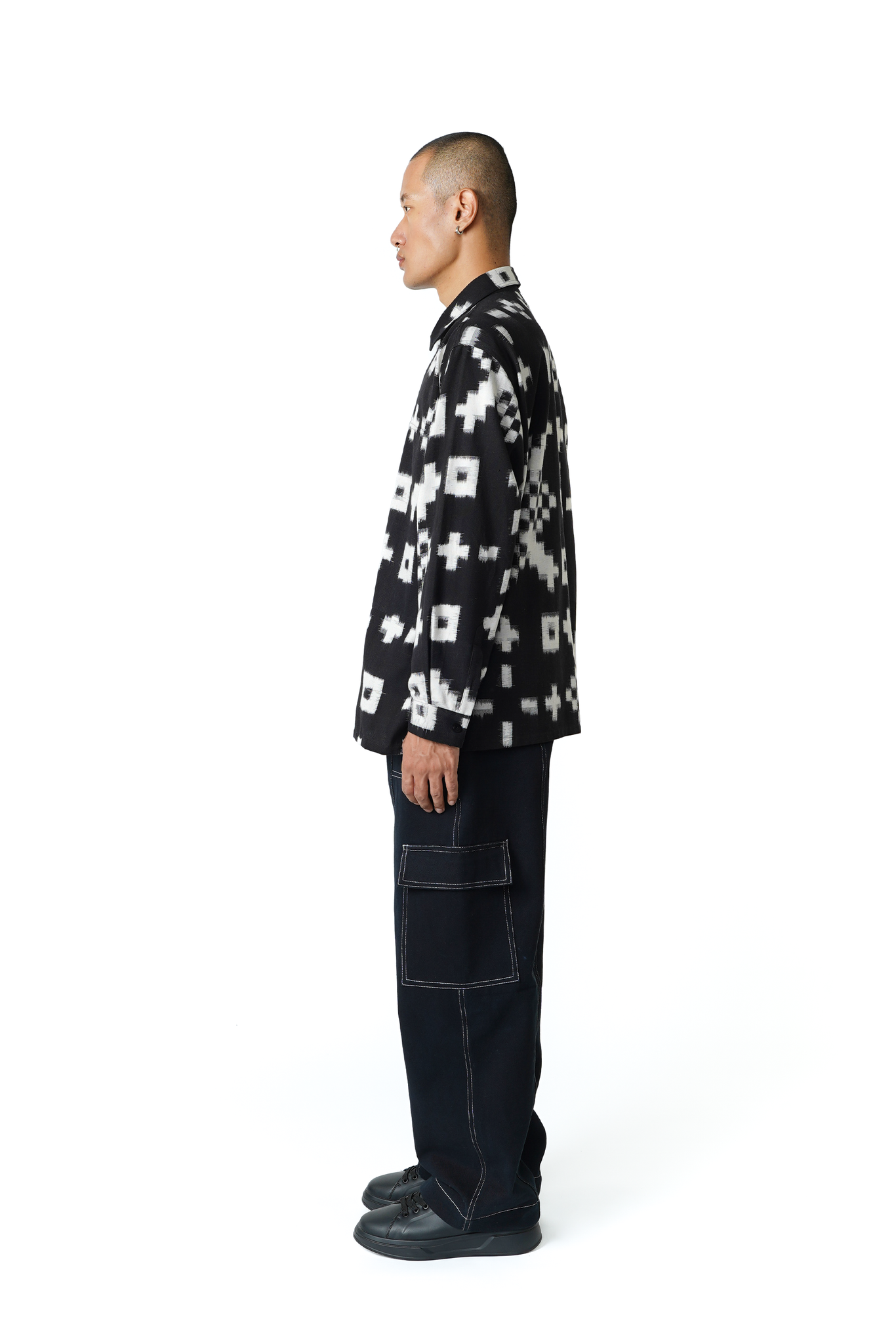 Keep it Classic Shirt [Ikat Black]