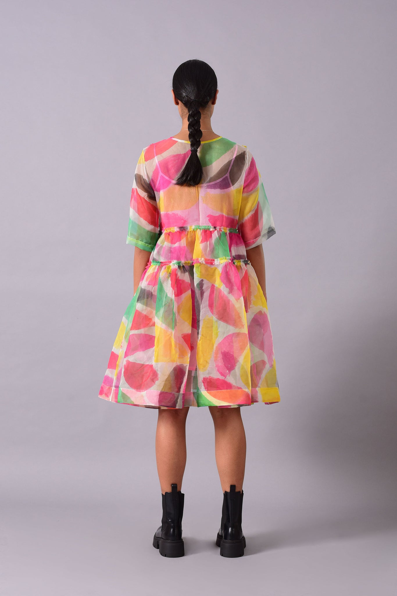 Blossom Painted Tier Dress - XS, XL